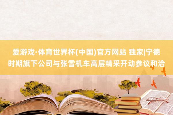 爱游戏·体育世界杯(中国)官方网站 独家|宁德时期旗下公司与张雪机车高层精采开动参议和洽