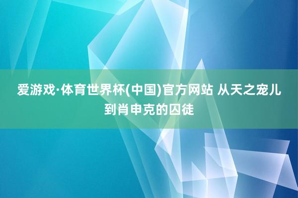 爱游戏·体育世界杯(中国)官方网站 从天之宠儿到肖申克的囚徒
